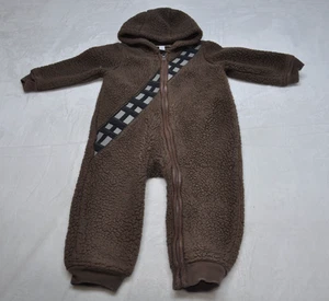 Baby GAP Star Wars Chewbacca Hooded Fleece Bunting 18-24M Costume Suit - Picture 1 of 12