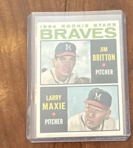 Jim Britton Signed 1964 Topps Rookie Stars Milwaukee Braves Autograph - Picture 1 of 2