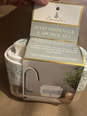 soap dispenser and Sponge Set  — 第 1/4 张图片