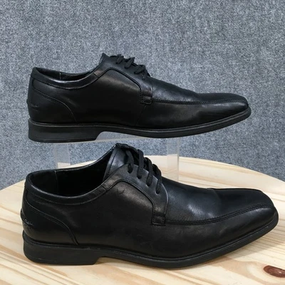 Kenneth Cole Reaction Zapatos Para Hombres 12 M Get Busy LE Vestido Oxford Cuero Negro Foto 1 de 4