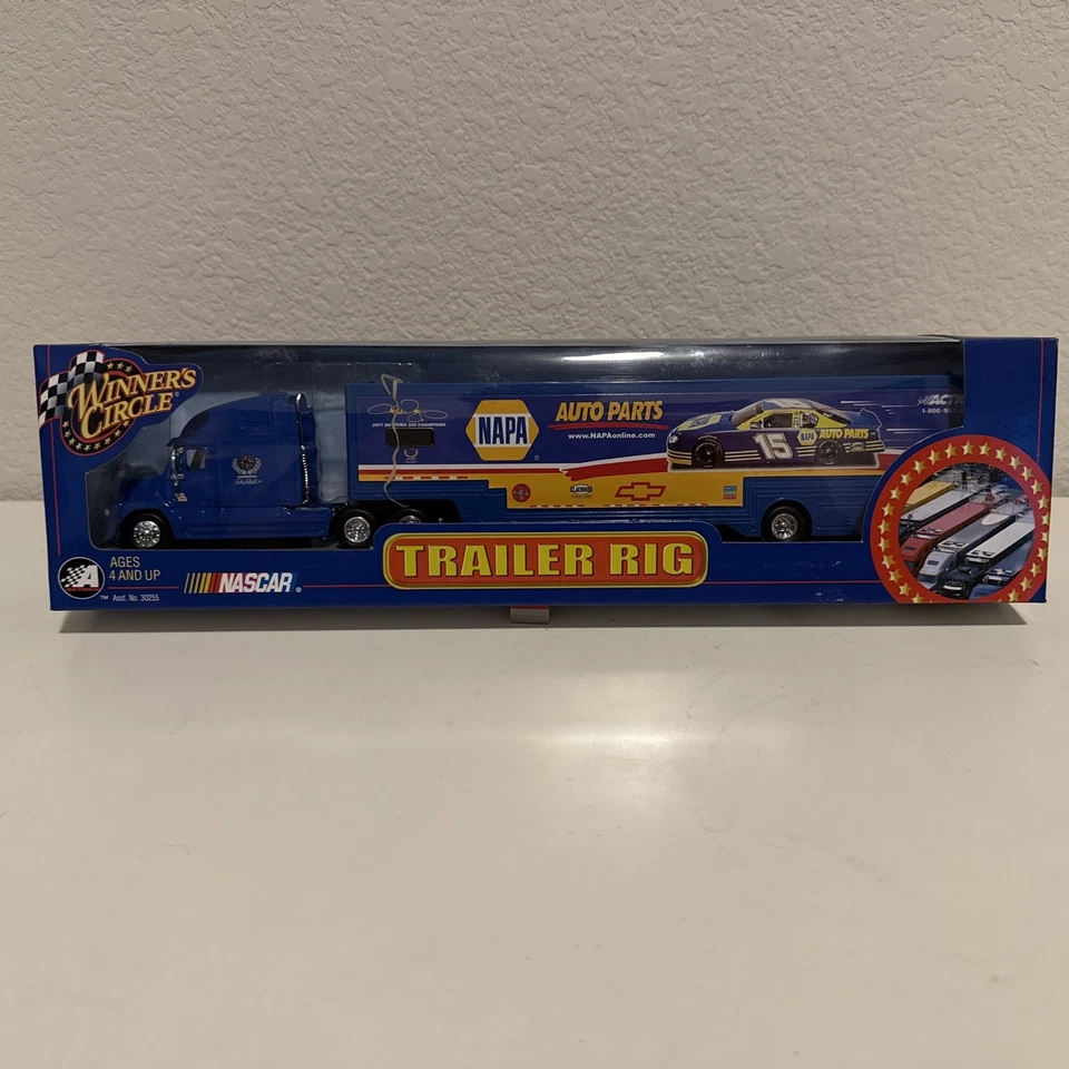 Remolque Winner’s Circle Michael Waltrip NAPA autopartes plataforma equipo transportador Foto 1 de 3