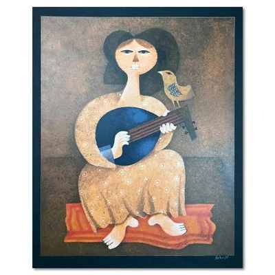 Serigrafía artística Samy Briss edición limitada firmada a mano #'d, LOA Foto 1 de 2