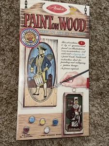Vtg Avalon Paint By Number Wood Early American Art by Numbers 1960 Sealed 4152 - Picture 1 of 8