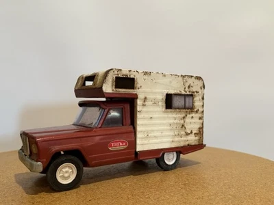 Cámper Tonka vintage - Pittsburg Steelers - Acero prensado - ¡Falta puerta! Foto 1 de 4