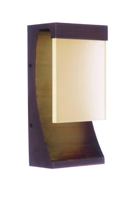 Aplique de pared LED hecho a mano ZA5804-LED bóveda 12" de alto - bronce Foto 1 de 4