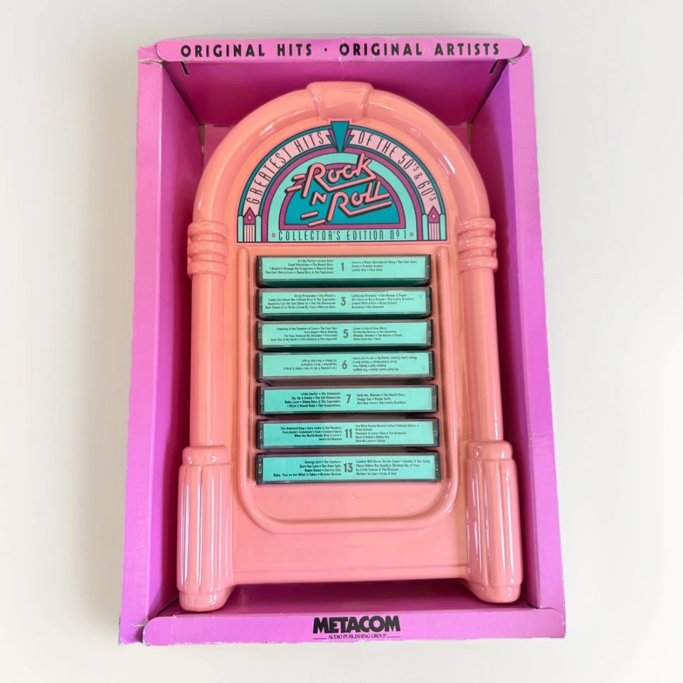 Greatest Hits of the 50’s & 60’s Rock N Roll Cassette Metacom SEALED Green - Image 1 of 1