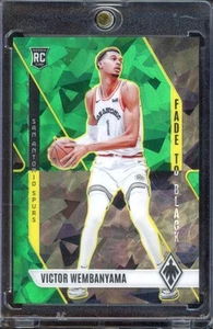 2023-24 Phoenix Victor Wembanyama Rookie Fade To Black Green Ice /149 - Picture 1 of 2