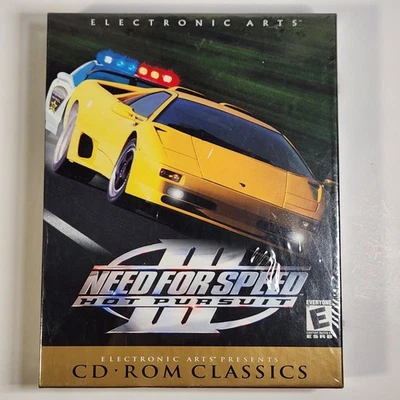 Need For Speed III 3: Hot Pursuit (PC, Win 95,98 1998) Big Box Game - New Sealed - Image 1 of 4