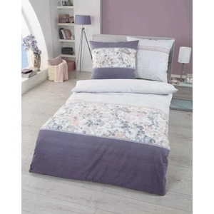 Bettwäsche Biber Baumwolle - Kaeppel Set Nuance Violett - 135x200 - 155x220cm - Bild 1 von 1