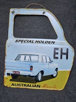Holden 1964 EH SPECIAL HANGING CAR DOOR Shaped Tin Metal Sign 31.5x36cm Man Cave - image 1 of 3
