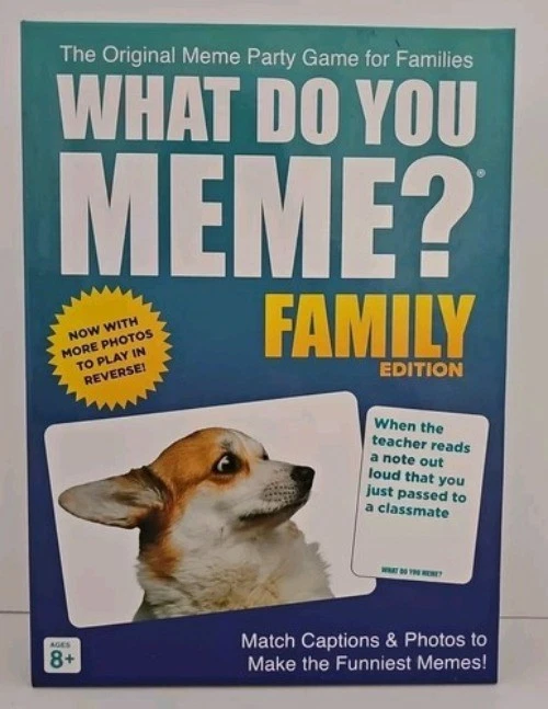 What Do You Meme? Family Edition Card Game Ages 8+ Humor Party Fun 300 Captions - Image 1 of 4