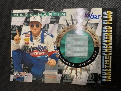 1997 Score Board Auto Racing Take the Checkered Flag /325 Mark Martin #TF2 HOF - Image 1 of 2