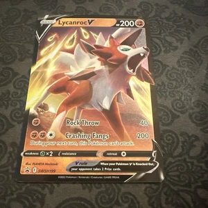 Lycanroc V SWSH199 SWSH: Sword & Shield Promo Cards Holo - Picture 1 of 2