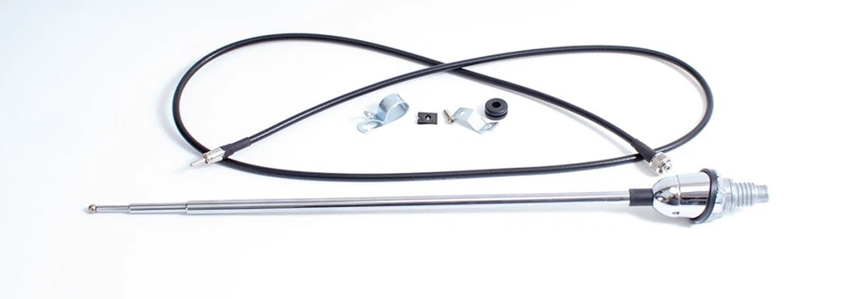 Nueva antena telescópica cromada AMD para camioneta Chevrolet K20 280-4064 Foto 1 de 4