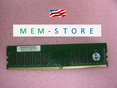 32GB ECC UDIMM DDR4-2666MHz RAM Memory for ASrock X470D4U Ryzen 2nd and 3rd Gen - Image 1 of 4