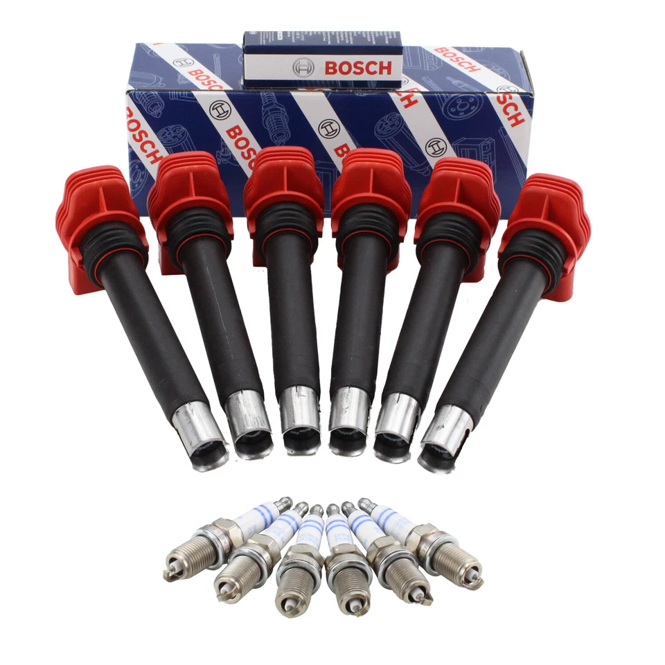 Kit de servicio de bobina de encendido Bosch para Porsche Cayenne Audi A6 Quattro VW Touareg Foto 1 de 3