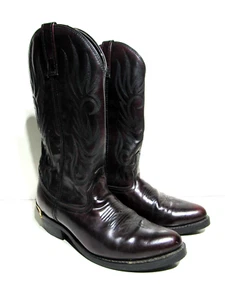Laredo Western 12628 Brown Leather Cowboy Boots Men's Size 9.5 D - Picture 1 of 9