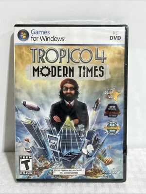 Tropico 4: Modern Times (PC, 2012) - New Sealed COMPUTER VIDEO GAME - Image 1 of 4