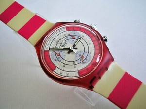 Swatch Chrono Navy Berry | Acquisti Online su eBay