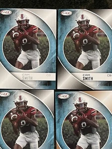 Lot of 4 Cam Smith 2023 SAGE High Series silver/black Rookie Card #103 Dolphins - Picture 1 of 1