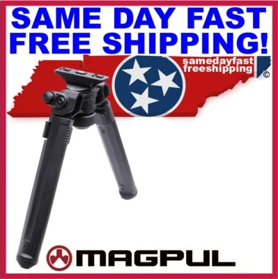Magpul Bipod For M-LOK Slots Aluminum/Polymer MAG933-BLK SAME DAY FAST FREE SHIP - Image 1 of 4