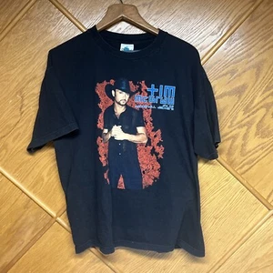Vintage Tim McGraw Tour T Shirt XL Country Music Tee Dancehall Doctors Black - Picture 1 of 8