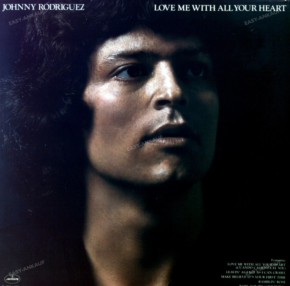 Johnny Rodriguez - Love Me With All Your Heart LP (VG+/VG+) ' - Image 1 of 1