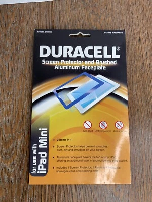 Protector de Pantalla Duracell y Placa Frontal de Aluminio para iPad Mini DU2062 AZUL NUEVO Foto 1 de 3