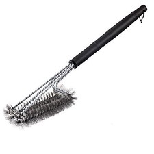 Grill Brush Stainless Steel Best 18"Barbecue Cleaning Brush with Wire Bristle.