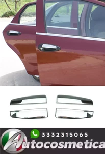 Türgriff Blende Türgriffkappen für Fiat Linea 2007-2018 4-Tür Edelstahl 4x - Foto 1 di 9