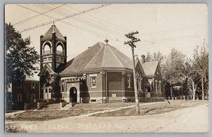 Savannah Missouri MO Iglesia Presbiteriana Foto Real Postal RPPC 1917 - Imagen 1 de 2