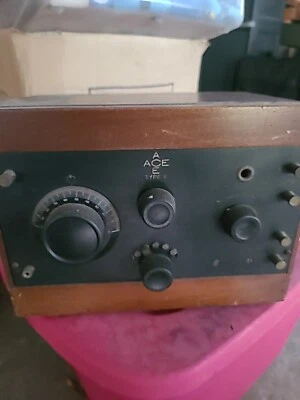 Antiguo amplificador de radio ACE tipo V receptor regenerativo Crosley 1923  Foto 1 de 4
