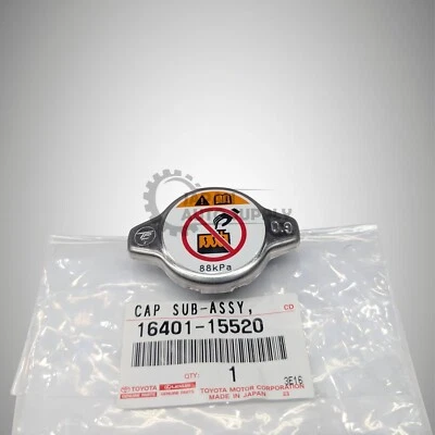 TAMPA RADIADOR ORIGINAL DO FABRICANTE TOYOTA 96-97 RAV4| 05-10 SCION tC 16401-15520 - Imagem 1 de 4