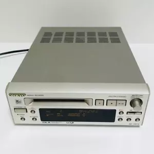 ONKYO MD-105TX Silver MiniDisc Recorder MDLP SP High-Speed Audio Used - Picture 1 of 12