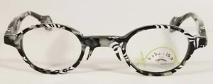 BABA-LOO F8 Children's Black/White RX Eyeglass Frames 39□24-120 *NEW OLD STOCK* - Picture 1 of 12