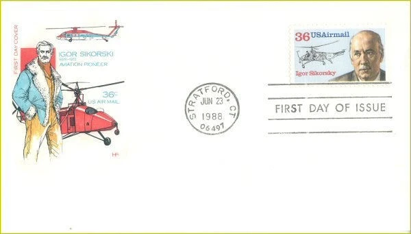 House of Farnam # C119 Igor "Sikorski" cachet spelling error - Image 1 of 1