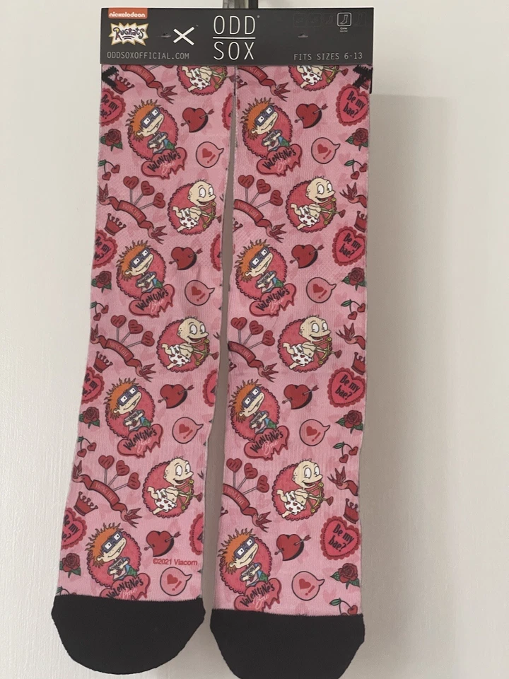 ¡NUEVO! Calcetines de punto Odd Sox Nickelodeon Rugrats talla 6-13 Foto 1 de 3