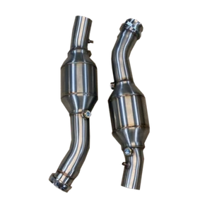 Ferrari 360 99-06 High Flow 200 Cell Sports Exhaust Catalytic Converters (Pair) - Picture 1 of 4