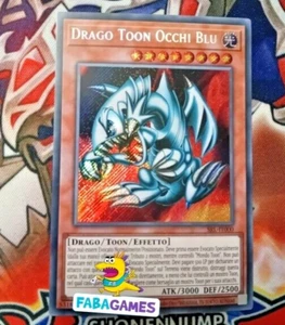 🇮🇹 YU GI OH DRAGO TOON OCCHI BLU – SRL IT000 RARA SEGRETA – ITA 🇮🇹 - Foto 1 di 2