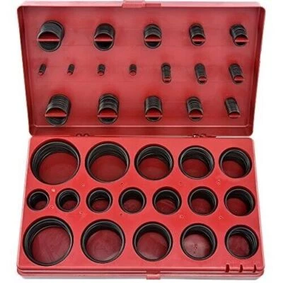 ASSORTIMENTO 419 O-RING METRICI GUARNIZIONI IN GOMMA PER TENUTA ARIA E LIQUIDI - Immagine 1 di 2
