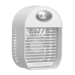 Ventilatore portatile del Panda di colore bianco (ricarica tramite USB). - Foto 1 di 12