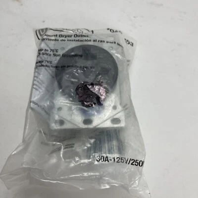 Utilitech Flushmount Dryer Outlet #0409853 - Image 1 of 4