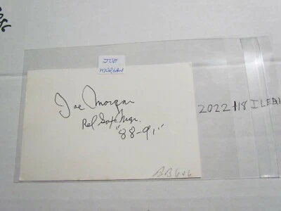 Джо Морган подписанная открытка  - Изображение 1 из 2
