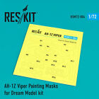 1/72 ResKit RSM72-0004 AH-1Z Viper Pre-cut painting masks for Dream Model kit