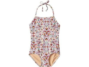 Toobydoo 266905 Kids One Piece Otomi Print Swimsuit Size 1/2 - Picture 1 of 2