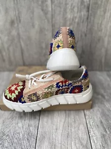 Free People bunte böhmische gehäkelte Turnschuhe Größe 9 - Bild 1 von 9