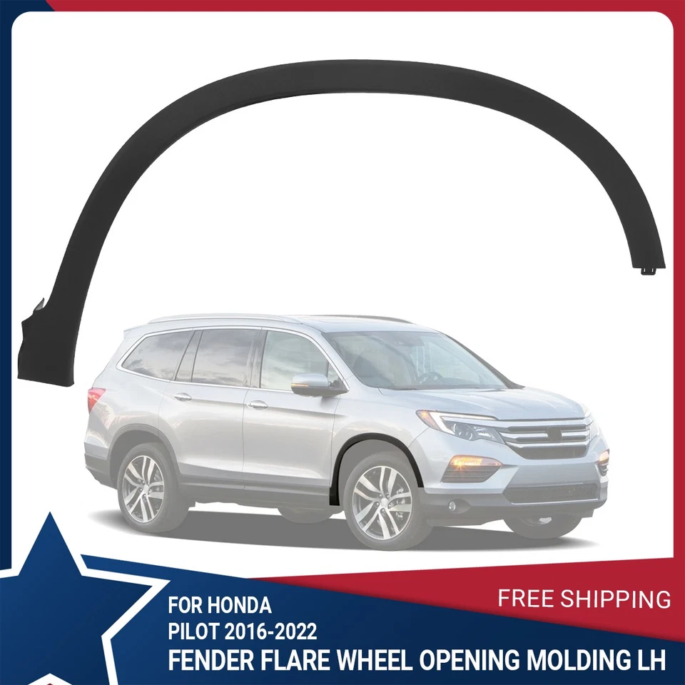 Guardabarros delantero derecho derecho para Honda Pilot 2016-2022 moldura de apertura de rueda acampanada Foto 1 de 4