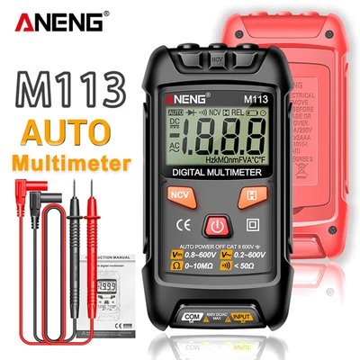 AC/DC Voltage Meter Mini Digital Multimeter Tester 1999 Counts Ohm NCV Tester
