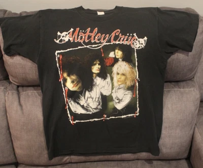 Vintage 1989 Mötley Crüe Dr. Feelgood Tour Shirt Large Single Stitch Brockum - Image 1 of 4