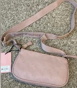 NWT Juicy Couture Dusty Blush Crown Crossbody Purse New With Tags - Picture 1 of 3